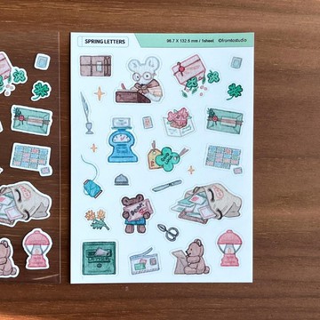 春日信件封緘貼紙