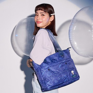 【IMPACT】SNOOPY太空人-兩用托特包-深藍 IMSND03NY