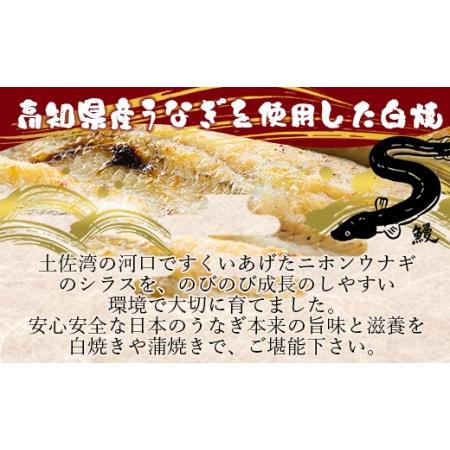 ふるさと納税 吉川水産 高知県産うなぎの白焼特大サイズ(180〜210g)×1尾 タレ付き 自宅用エコ包装 yw-0042 高知県香南市