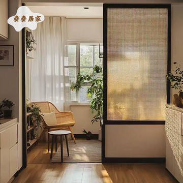 藤編屏風中式隔斷簾中國風隔斷客廳遮擋玄關屏風隔斷可移動屏風 m7021
