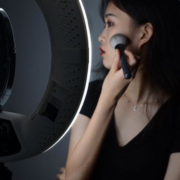 手機補光燈LED攝影環形燈主播美顏新品美甲落地支架拍照美光燈