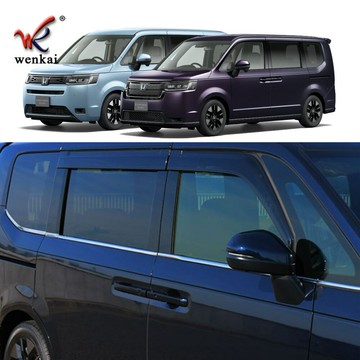 適用于本田23款STEPWGN改裝車窗 下車窗專用裝飾貼片亮條汽車用品