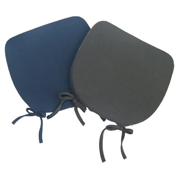 J&N 風雅素色餐椅墊 2入 後端綁帶設計  43 x 43 x 3cm