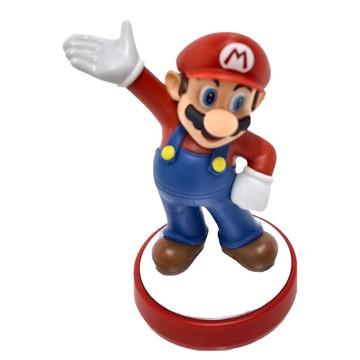 Nintendo 任天堂 amiibo 瑪利歐 PVC-ABS 塑膠模型  1個