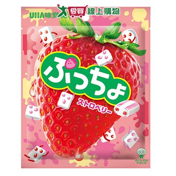 味覺糖普超軟糖(草莓味)50G【愛買】【Cube卡+APP下單最高10%回饋】
