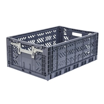 Aykasa土耳其折疊收納箱 L -紳士藍_廠商直送