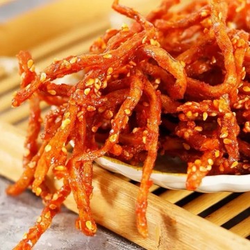 【台灣上青】現貨‼️現貨‼️👍香辣蜜汁鰻魚絲/香辣蜜汁鰻魚塊100克/300克/500克