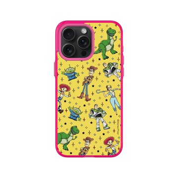 iPhone 15 Pro Max Clear 粉漾桃 - 迪士尼-玩具總動員 Toy Story - 玩具總動員 - 未來感懷舊角色群