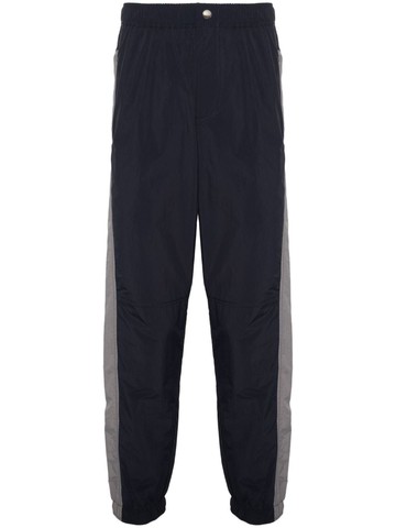 Maison Kitsuné - colour-block track pants - men - Polyamide - 38 - Blue