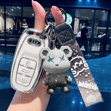 奧迪鑰匙套 A3 A4 A5 A6 A7 A8 Q3 Q5 Q7 RS3 奧迪鑰匙殼 Audi 鑰匙殼 40免運
