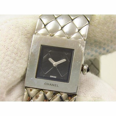 495 CHANEL 時計　マトラッセ　時計　レディース　スクエア　ブラック 楽天市場】シャネル マトラッセ 定価（レディース腕時計｜腕時計