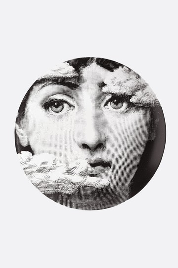 FORNASETTI Tema e Variazioni N° 139 porcelain wall plate Unisex