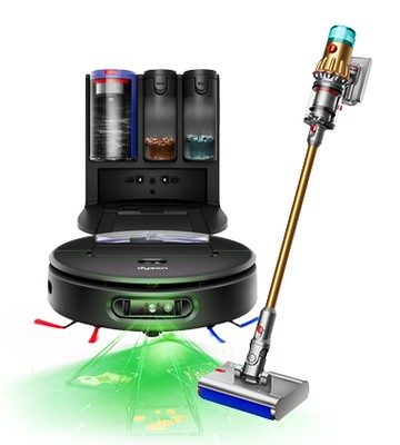 【多入採購超值組合】Dyson Spot+Scrub™ Ai 掃拖機器人