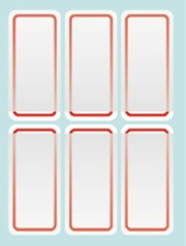 保護膜標籤LD-3015 LD-3016 25*53mm/60張