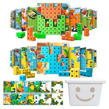 AniBlock 益智挑戰者積木組  1組