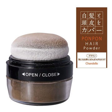 日本Chandelle澎蓬黑潤髮粉5g棕