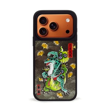 Monna Case 墨盾 刺青師 IC (MagSafe) 吸震防摔iPhone 12-17 手機殼 ∣水滸蛙｜武松