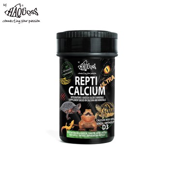 HAQUOSS 義大利海酷 無D3無磷鈣粉 100ml 適用烏龜 兩棲爬行動物 礦物質 _廠商直送