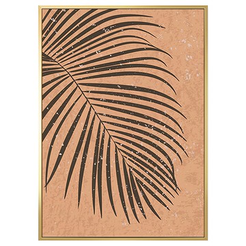BOLUO GALLERY 菠蘿選畫所 波希米亞的棕櫚 掛畫 APGS3482G  30 x 40cm  金色