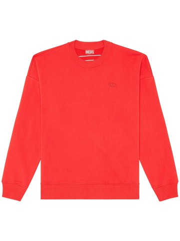 Diesel - S-Rob-Megoval-D cotton sweatshirt - men - Organic Cotton - XL - Red