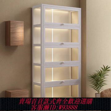 帶燈透明樂高手辦柜谷子家用盲盒擺件收納二次元展示柜潮流痛柜