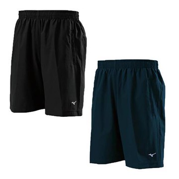 Mizuno 美津濃 短褲 男裝 平織 後拉鍊口袋 黑/藍【運動世界】32TBYA0209/32TBYA0213
