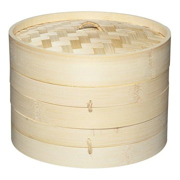 KitchenCraft 雙層竹編蒸籠  20cm  1個