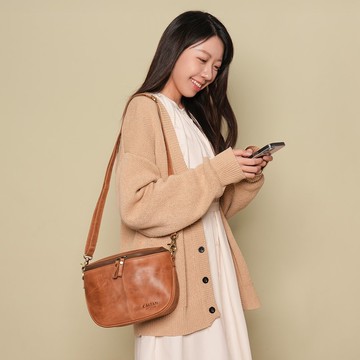 【24hr快速出貨】拼接小斜背包-5460 三色 側背包