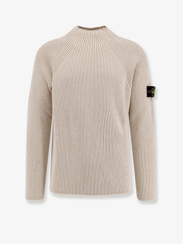 Certified virgin wool and cotton sweater - STONE ISLAND - gender_Man
