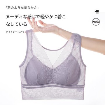 大碼無鋼圈內衣胖MM無扣美背胸罩全罩杯收副乳無痕顯小乳罩女薄款