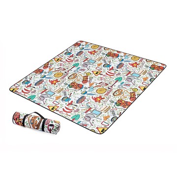 Naturehike 挪客 戶外防潑水加厚休閒野餐墊 D024-Z  200 x 180cm  祕密花園  180 x 200cm