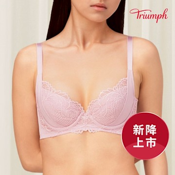 黛安芬-天竺花美形系列 輕質鋼圈托高內衣 B-E 粉玫