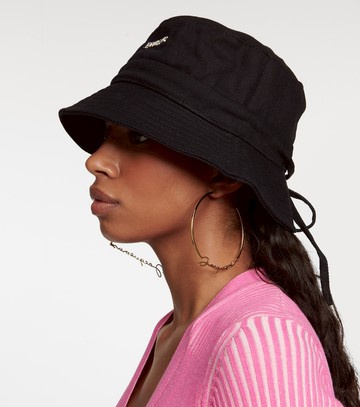 Jacquemus Logo canvas bucket hat