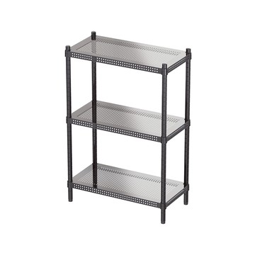 dayneeds 沖孔60x30x90公分 三層烤漆架 兩色可選 層架,鐵力士架,貨架,沖孔架,展示架,倉儲架,置物架