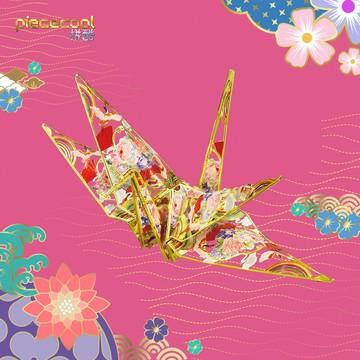 ??快速出貨?? 公司貨 拼酷盲盒六福獅頭千語元氣鶴金屬拼圖3D模型拼裝玩具情人節日禮物