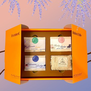 【鴻琴生活】平安潔淨美容手工皂中皂禮盒組