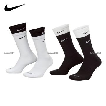 【襪元素】NIKE 襪子 雙層襪 雙色襪 Everyday 雙勾 中筒襪 長襪 小腿襪 男 女 單雙DD2795-104