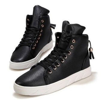 EDGE 歐美 大牌 暗黑 皮革 高統鞋  嘻哈 西岸 著用 明星鞋款