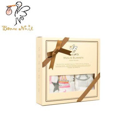 Bonne Nuit 竹纖維毯子包巾(三入裝) (多款可選)