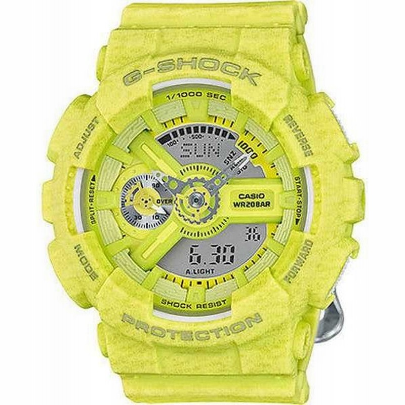 腕時計 カシオ Casio Gmas110ht 9a Ana Digi アラーム クロノグラフ S シリーズ イエロー Gショック 腕時計 通販 Lineポイント最大0 5 Get Lineショッピング