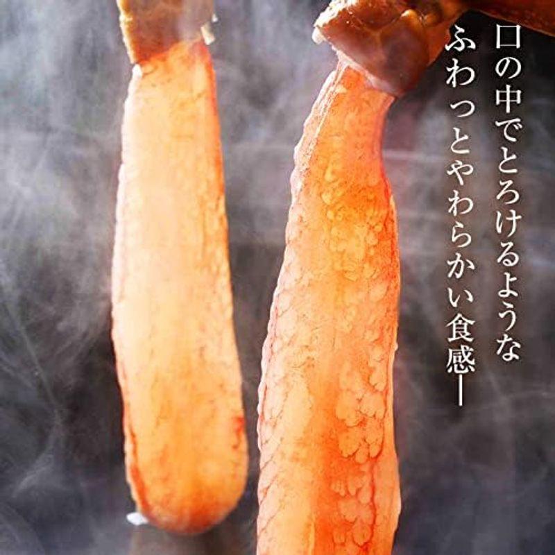 魚耕 生ズワイガニ足 ハーフポーション 430g ズワイ蟹 冷凍 お歳暮 ギフト