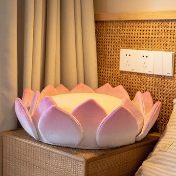 【寵家 Pet Home】寵家 Pet Home 貓咪蓮花窩 佛祖蓮花窩 40cm (藍貓肉卷)