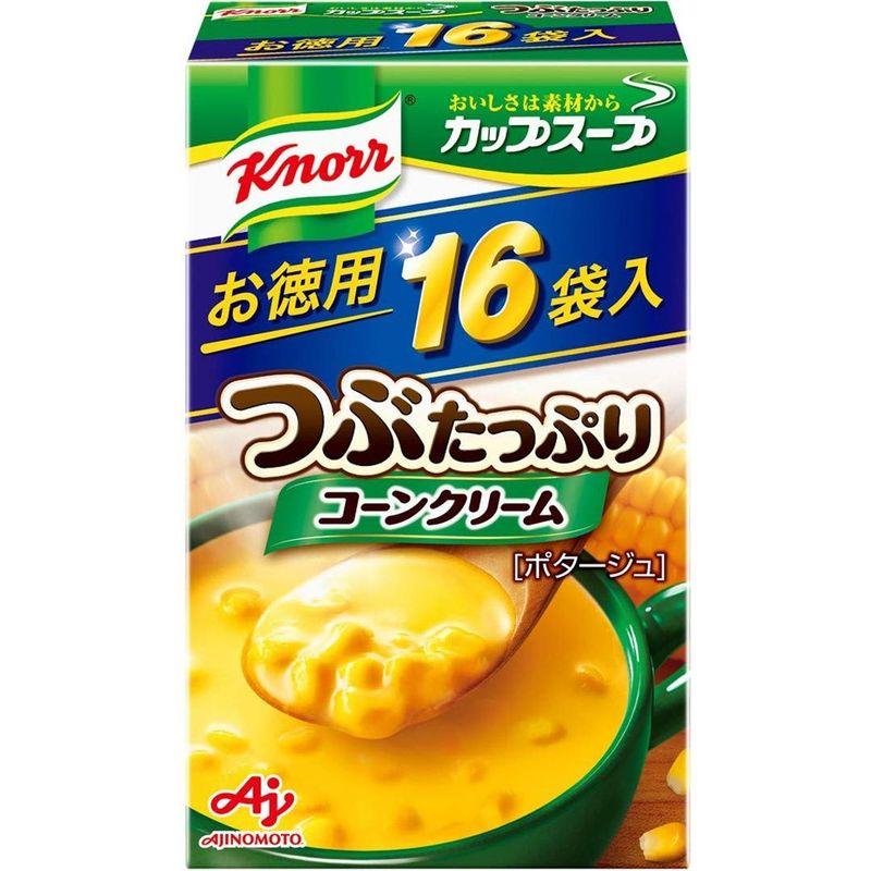 味の素 クノール カップスープ つぶたっぷりコーンクリーム 16.5グラム (x 16)