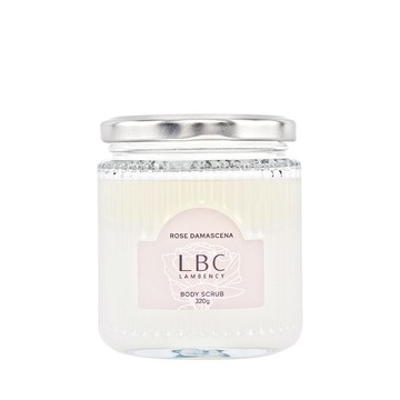 Lambency 水漾玫瑰柔嫩身體角質磨砂膏 320g 附挖杓