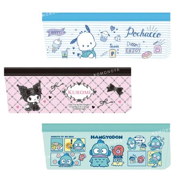 小禮堂 Sanrio 三麗鷗 PVC船型筆袋 (生活款) 酷洛米 帕恰狗 人魚漢頓