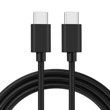 2m 嚴選 Type-c雙頭5A100W PD快充線 手機/平板/筆電傳輸線-2M黑色