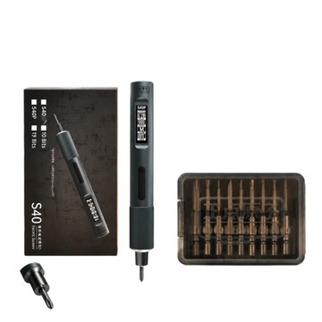 螺絲起子 【銳達】S40P體感智能電動螺絲刀 電動螺絲刀套裝S40P  SBS02批頭套裝 充電式精密起子 電批起子套裝家用