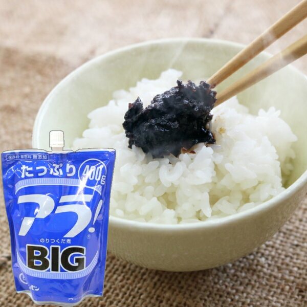 ブンセン アラ! スパウトBIG 400g 海苔 佃煮