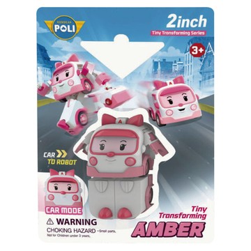 RoiToys 變形安寶 Tiny Transforming Series  2吋  1個  粉紅色
