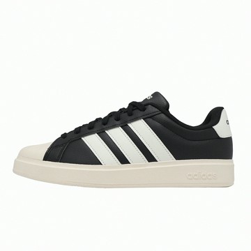 adidas 愛迪達 休閒鞋 Streettalk 女鞋 黑 白 復古 皮革 JP8284